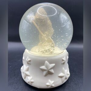 Dept 56 Snowbabies Snowglobe "So Much Work To Do" Musical Waterglobe NEEDS TLC